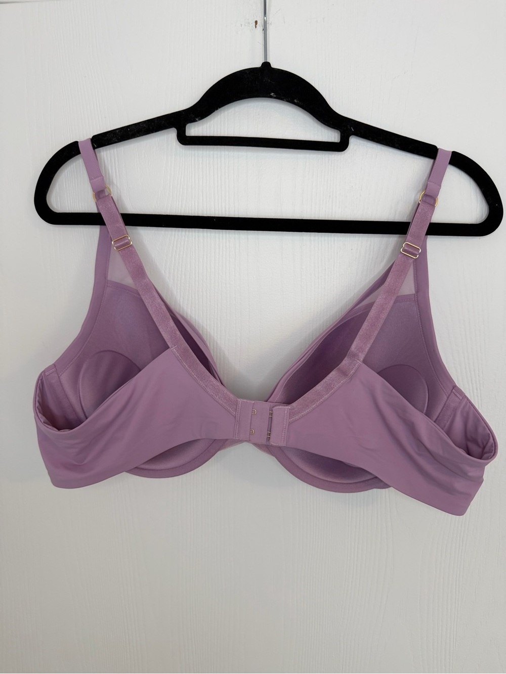 THIRDLOVE Bras 24/7 Classic Contour Plunge Bra Purple Pink Removable Pads 42B - Picture 10 of 13